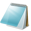 Ícone transparente do Microsoft Notepad PNG