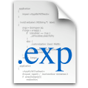 Ícone do arquivo EXP