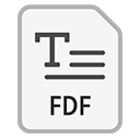 Ícone do arquivo FDF