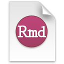 Ícone do arquivo RMD