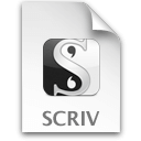 Ícone do arquivo SCRIV