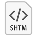 Ícone do arquivo SHTM