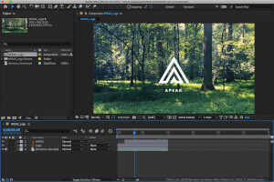 Captura de tela de um arquivo aepx no Adobe After Effects CC 2019
