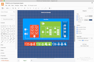 Captura de tela de um arquivo drawio em diagramsnet drawio 13