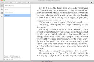 Captura de tela de um arquivo kfx no Kindle para Mac 12