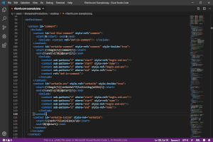 Captura de tela de um arquivo lang no Microsoft Visual Studio Code 1