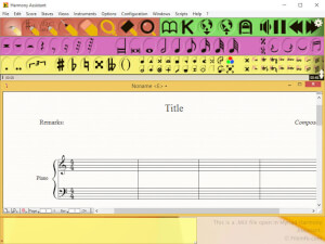 Captura de tela de um arquivo mui em Myriad Harmony Assistant