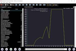 Captura de tela de um arquivo pids no Snap-on ShopStream Connect 7