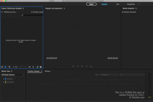 Captura de tela de um arquivo plproj no Adobe Prelude CC 2017