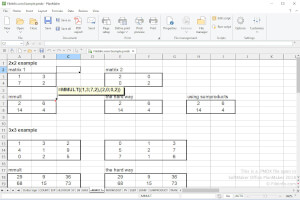 Captura de tela de um arquivo pmdx no SoftMaker Office PlanMaker 2018