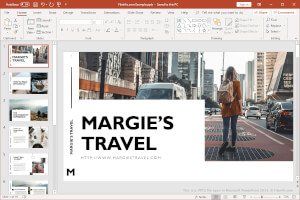 Captura de tela de um arquivo pptx no Microsoft PowerPoint 2019