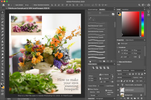 Captura de tela de um arquivo do PSD no Adobe Photoshop 2020